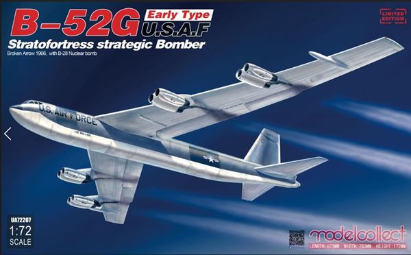 Boeing B52G Stratofortress Early Type (Broken Arrow 1966 with B28 Nuclear bomb  UA72207