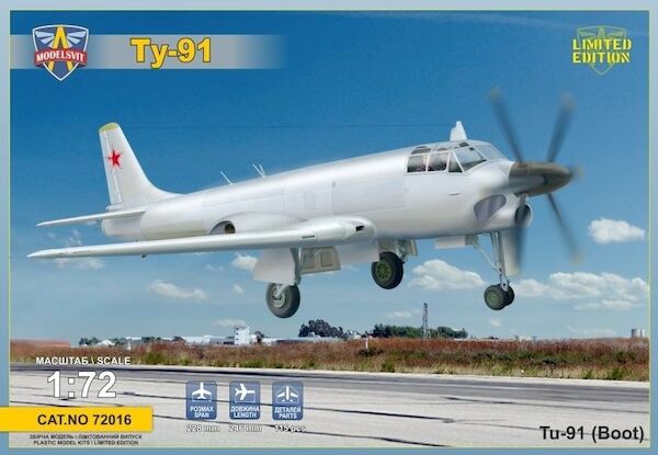 Tupolev Tu91 'Boot" (Revised with new wing!)  72016A