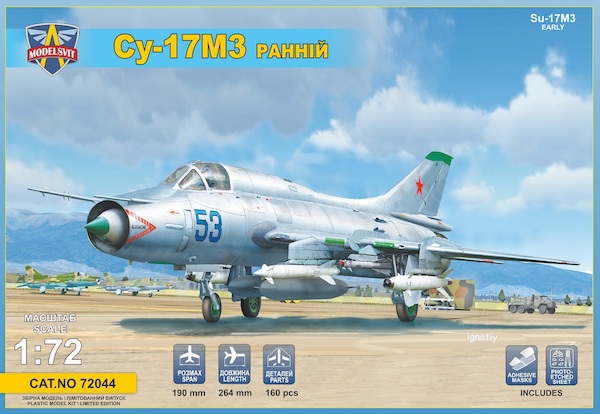 Sukhoi Su17M3 Fitter "Early" advanced fighter-bomber  72044