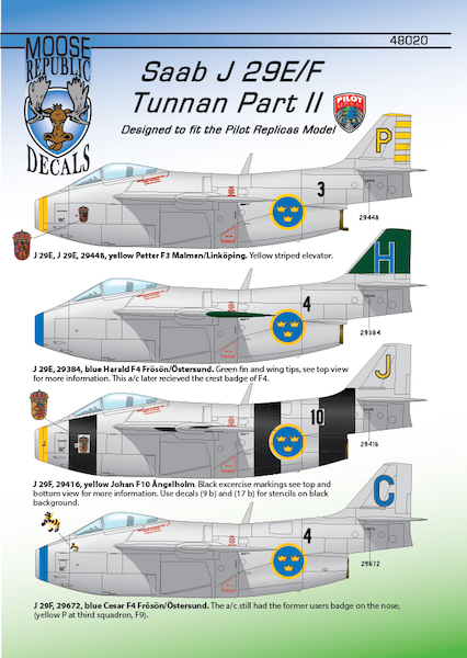 SAAB J29E/F Tunnan part 2  48020