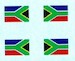 SA Flag New Version for Oryx & alouette "Bathmat" SAAF BATHMAT FL