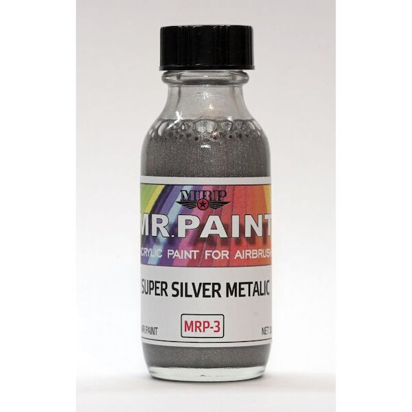 Super Silver metallic (30ml Bottle)  MRP-003