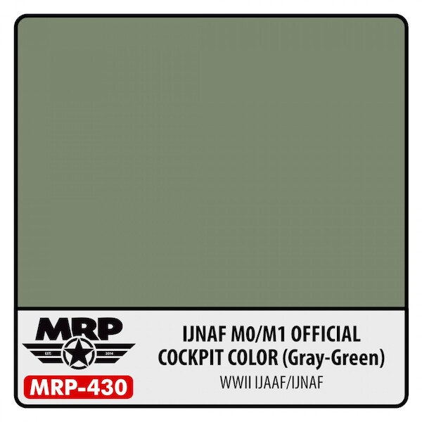 IJNAF M0/M1 Official Cockpit Color (Gray Green)(30ml Bottle)  MRP-430