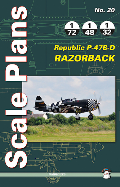 Scale Plans Republic P47B/D Thunderbolt Razorback  9788363678753