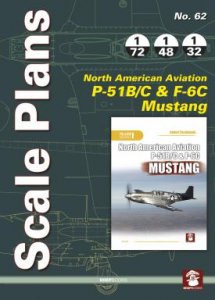 Scale Plans: North American P51B/C & F6C Mustang  9788365958464