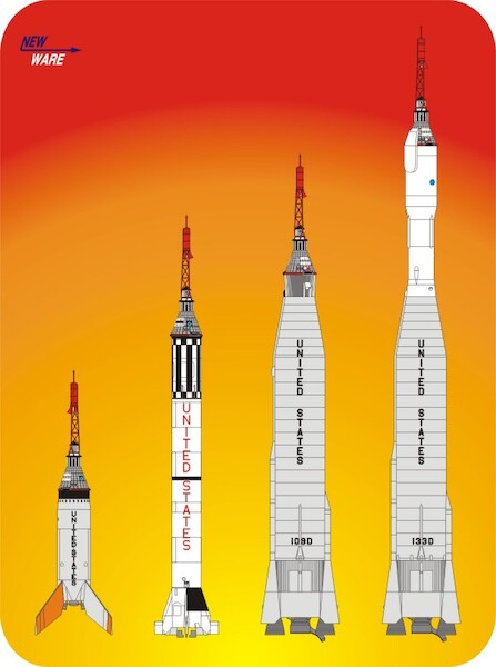 Mercury Program All Launch Vehicles  NW102