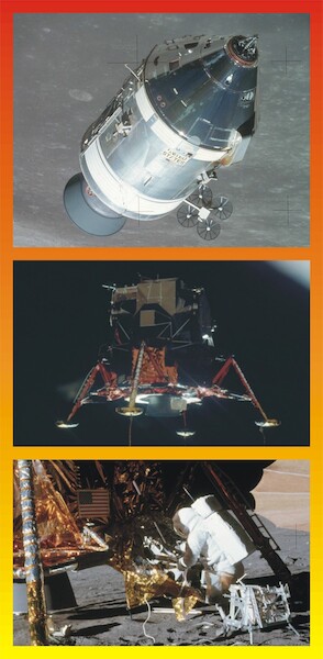 Apollo 11 Lunar Landing Detail set  CSM, LM and MESA (Dragon)  NW201