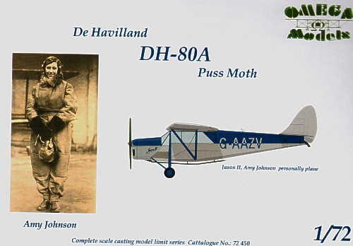 De Havilland DH80A Puss Moth (Amy Johnson)  72450