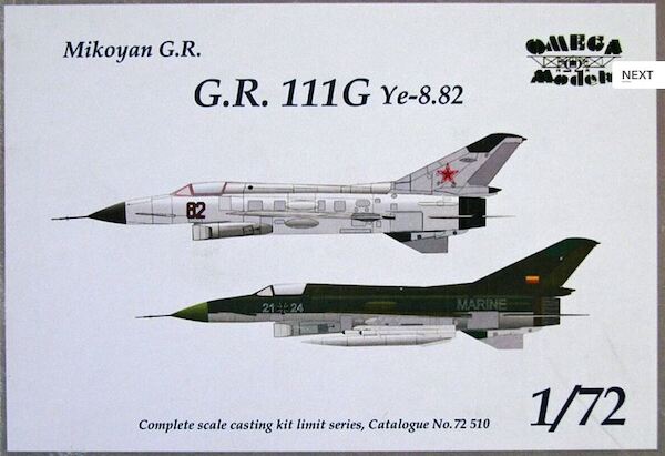 Mikoyan MiG  Ye8-82 GR111G  72510