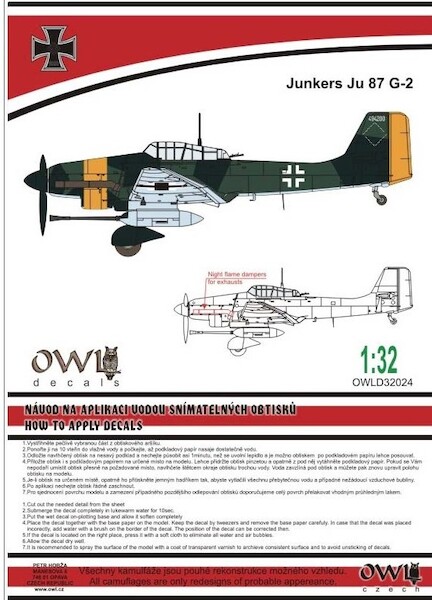 Junkers Ju87G-2 Nachtslacht  OWLD32024