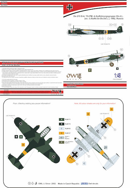 Dornier Do215B-4 (T5+PM, 4/Aufkl. Gruppe, Russia)  OWLDS48097