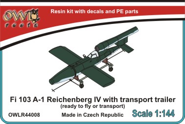 Fieseler Fi103A-1 Reichenberg IV with transport trailer  OWLR44008