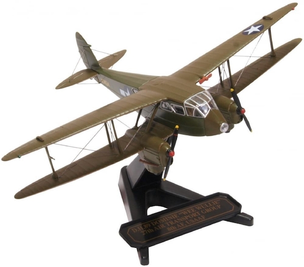 DH89 Dragon Rapide USAAF, 27th Air Transport Group, 8th AF, "Wee Wullie" X7454  72DR015