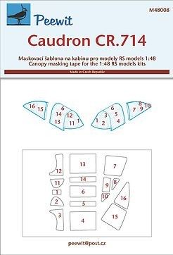 Caudron Cr714 Canopy masking (RS Models)  M48009