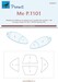 Messerschmitt P1101 Canopy mask (RS Models) M48034