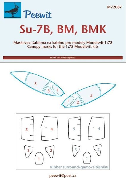 Suchoi Su-7B, BM, BMK Fitter Mask (Modelsvit)  M72087