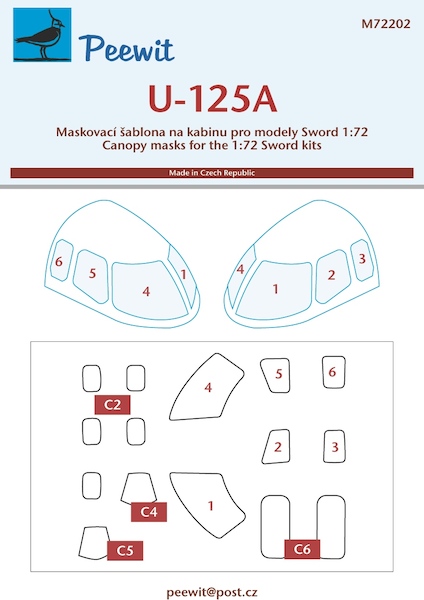 U125A Canopy masking (Sword)  M72202