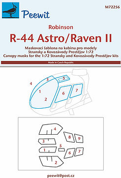 R44 Astro / Raven II  Canopy and Cabin mask (KP, Stransky)  M72256