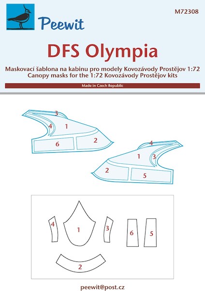 DFS Olympia  Canopy mask (KP models)  M72308