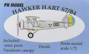 Hawker S7/B4 Hart (Swedish AF)  HR72107
