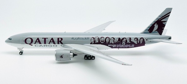 Boeing 777-200 Qatar Cargo 'Moved by people' A7-BFG  04475