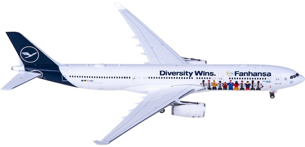Airbus A330-300 Lufthansa Fanhansa "Diversity Wins." D-AIKQ  04498