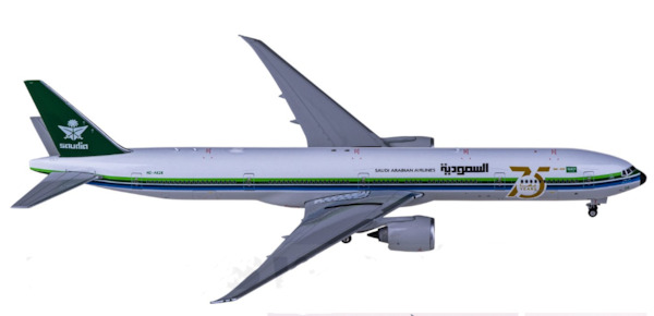 Boeing 777-300ER Saudi Arabian Airlines Retro Livery 75 years HZ-AK28  11722