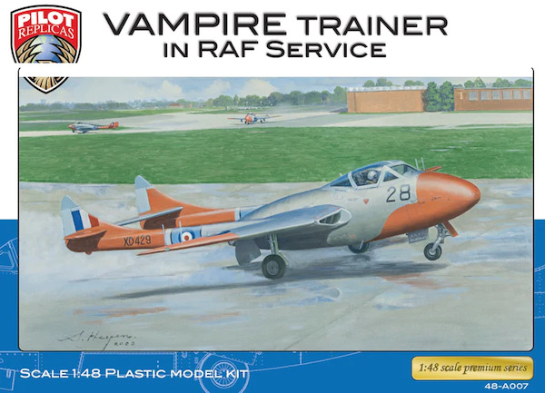 Vampire T11 in RAF service  48-A-007