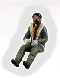 RAF Pilot seated in a/c (50's - 60's) (LAST STOCKS)  481119
