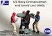 4 US Navy ordnancemen and Bomb Cart (WW2) 481122