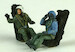 Two French Pilots Modern Sitting 721112