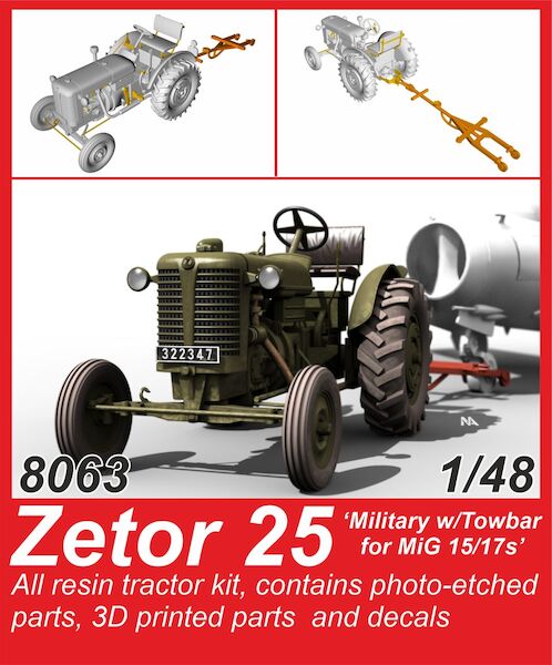 Zetor 25 'Military w/Towbar for MiG 15/17s'  8063