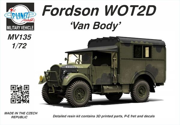 Fordson WOT2 E (15CWT) 'Van Body'  MV135