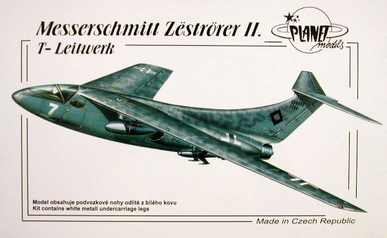 Messerschmitt Zerstrer II T leitwerk  PLA110