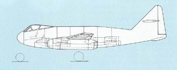 Messerschmitt P.1100a "Schnellbomber project"  PLA190