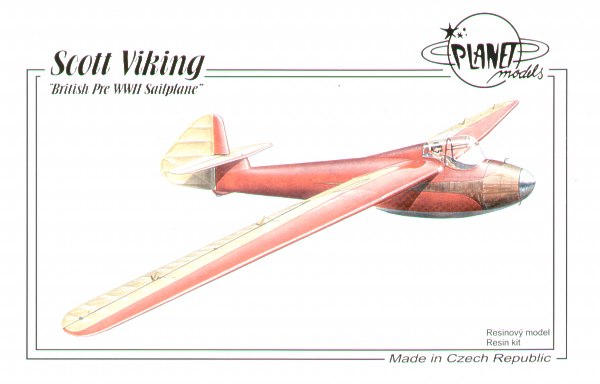 Scott Viking Pre WW2 British Glider  PLA191