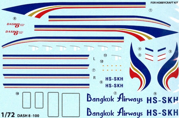 DHC Dash 8-100 (HS-SKH Bangkok Airways)  72-1108