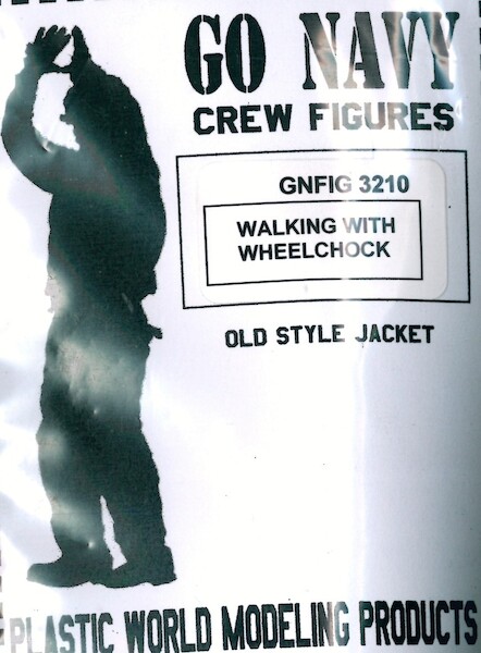 US Navy Crewmember #10 Walking with wheelchock  GNFIG3210