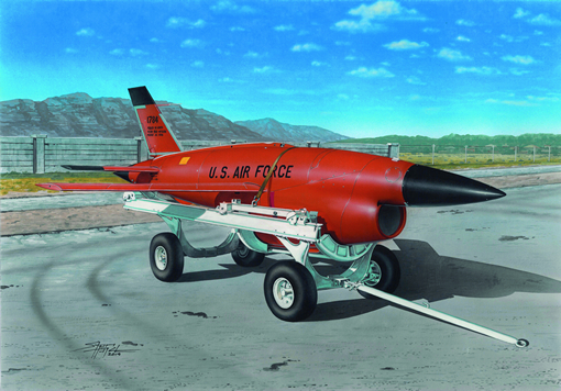 Firebee BQM-34A with Transport cart  AL7035