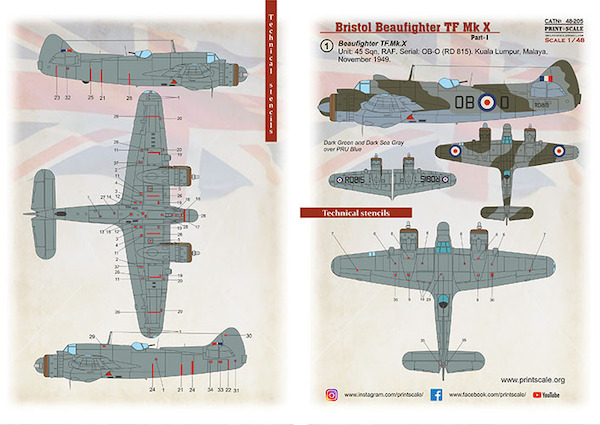 Bristol Beaufighter TF MKX Part 1  PRS48-205