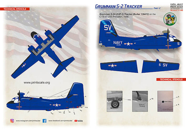 Grumman S2F Tracker (US Navy) Part 2  PRS48-217