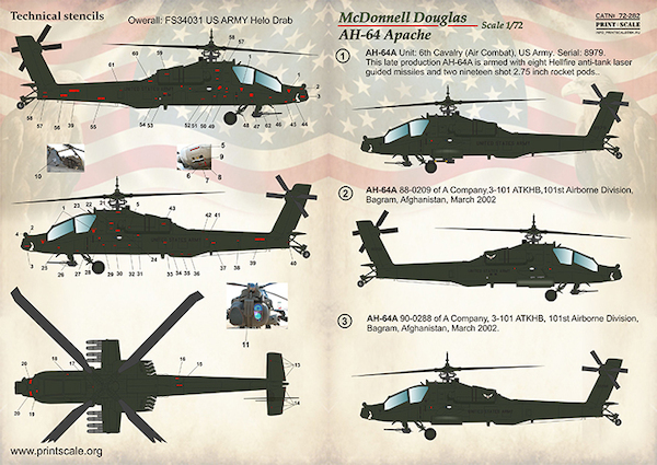 McDonnell Douglas AH64 Apache  PRS72-282