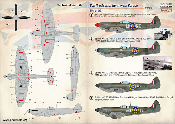 Spitfire Aces of Northwest Europe Part 2  PRS72-386