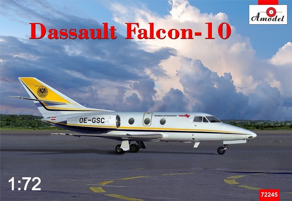 Amodel 1/72 Dassault Falcon 10Mer # 72340 