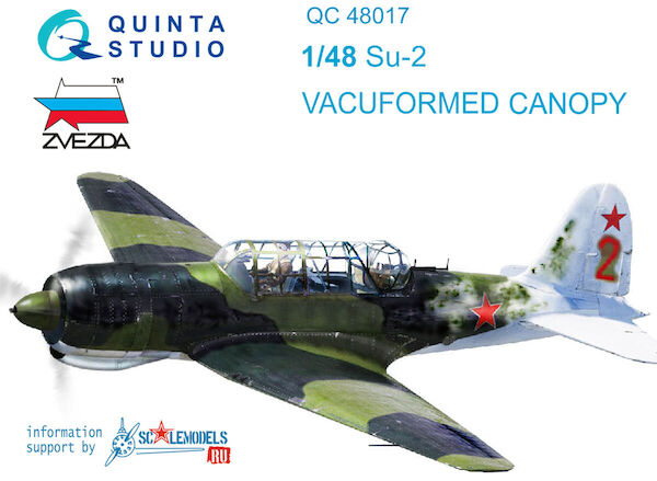 Canopy Sukhoi Su2 (Zvezda)  QC48017