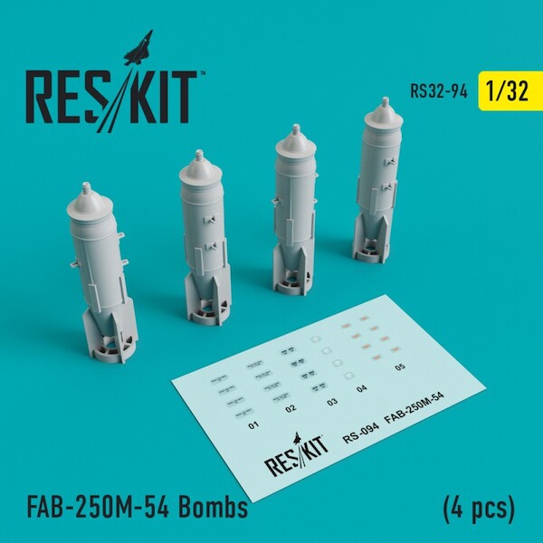 FAB250M-54 Bomb (4x)  RS32-0094