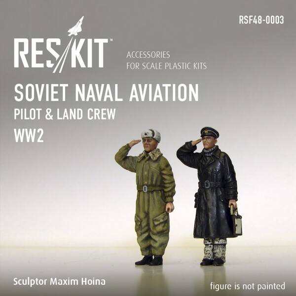 Soviet Naval Aviation pilot & land crew (WW2)  RSF48-003