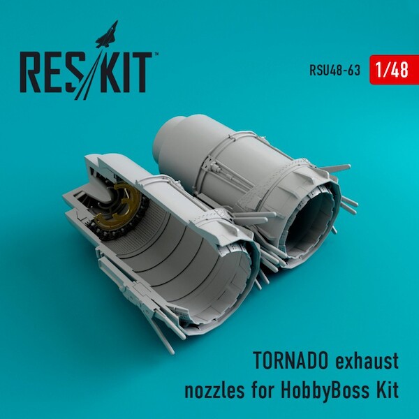 Panavia Tornado  Exhaust Nozzle upgrade set (Hobby Boss)  RSU48-0063