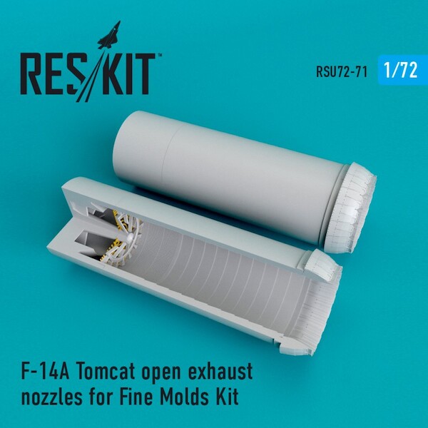 F14A Tomcat Open Exhaust Nozzles upgrade set (Fine Molds)  RSU72-0071