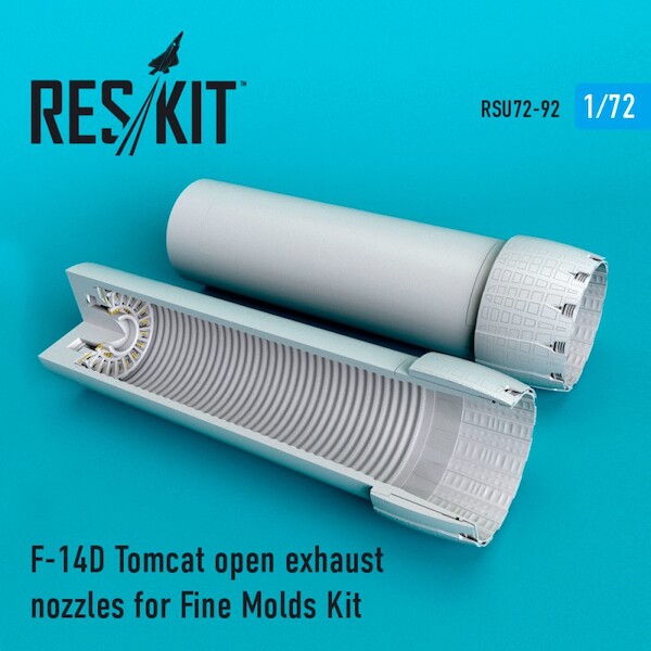 F14D Tomcat Open Exhaust Nozzles upgrade set (Fine Molds)  RSU72-0092